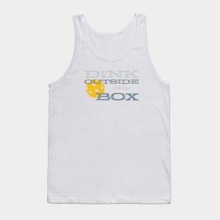 Pickleball Pun Dink Outside the Box Tank Top